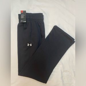 NEW - Under Armor - Cold Gear - Women’s Straight Leg Black Sweatpants - Size M